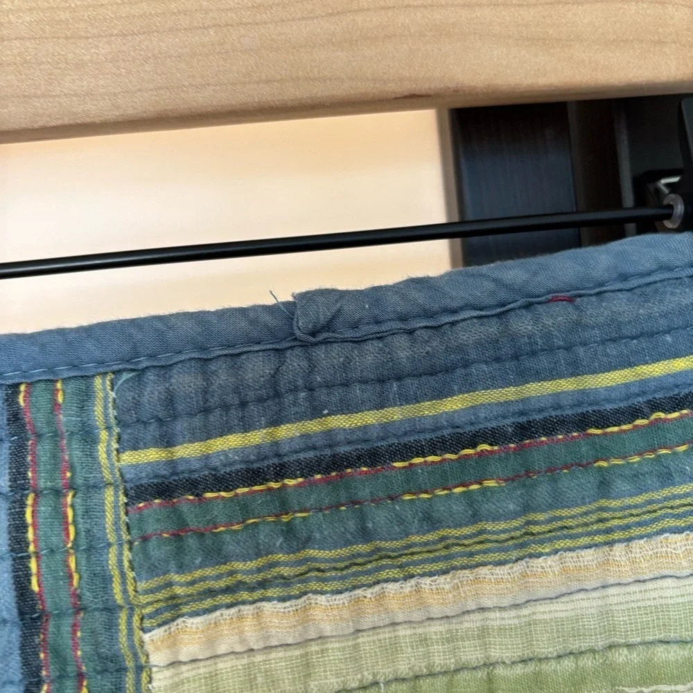 Chenab‎ One pillow case stripes boho neutral earth tones